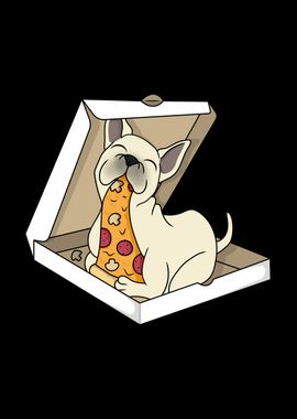 French Bulldog Pizza