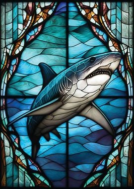 Great White Stained Glass