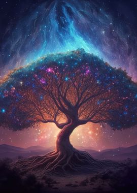 A galaxy tree 