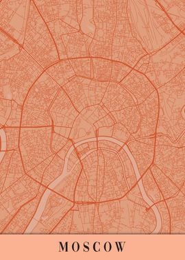 Moscow Orange Map