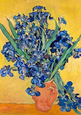 Irises in a Vase 1890