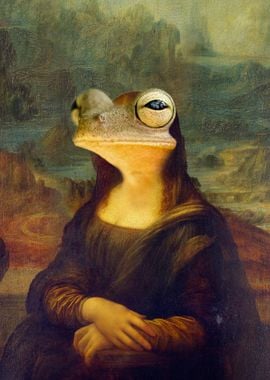 Mona lisa Frog parody