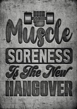 Muscle soreness hangover