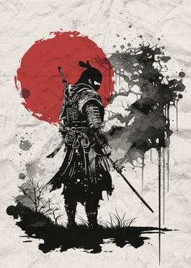 Samurai warrior wash