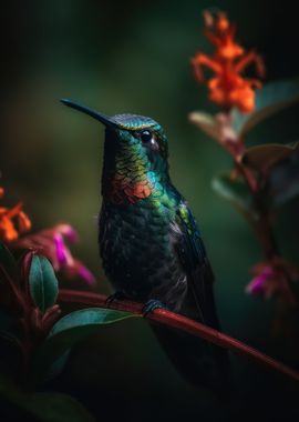 Graceful hummingbird