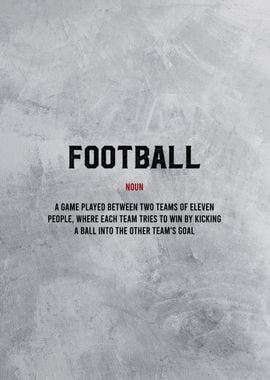 football definition text