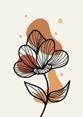 mid century flower 6