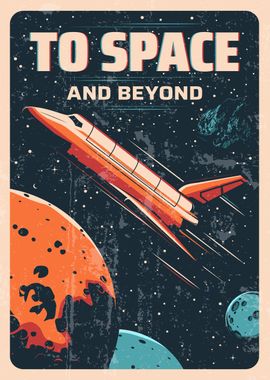 Vintage retro space