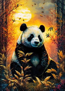 Panda Art Style 7