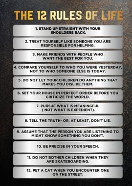 the 12 rules of life