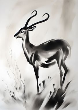 Gazelle Illustration