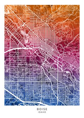 Boise Idaho Map