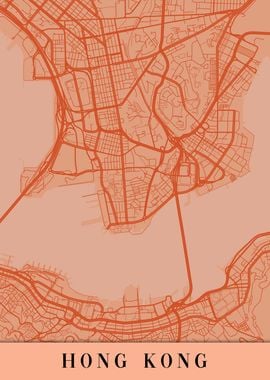 Hong Kong Orange Map