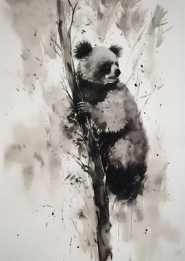 Koala Ink Drawing