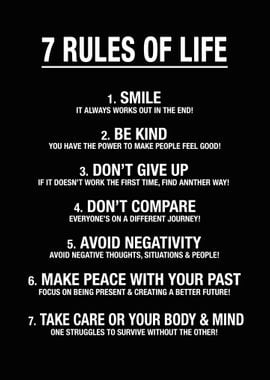 7 Rules Of Life 01