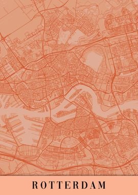 Rotterdam Orange Map