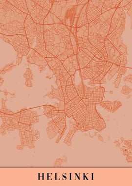 Helsinki Orange Map