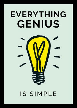 Genius is simple