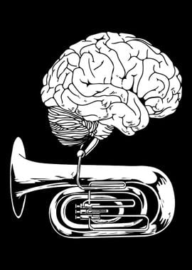 Marching Band Tuba Brain