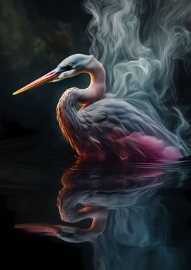 Parrot Water Neon Smoke