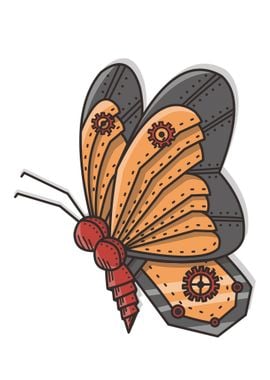 Butterfly Steampunk Style