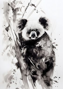 Koala Ink Art