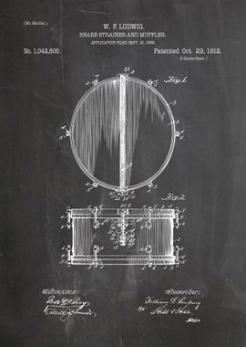 Snare strainer muffler