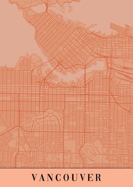 Vancouver Orange Map