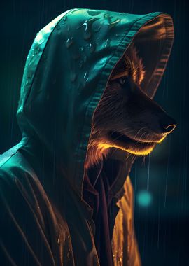 Wolf raincoat sales