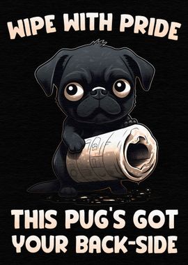 Funny Pug Bathroom Comic