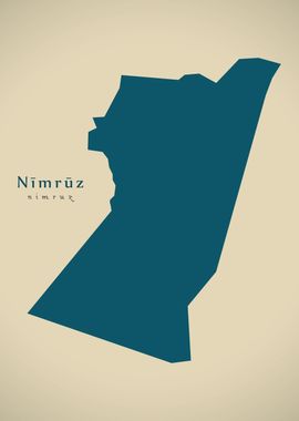 Nimruz province map