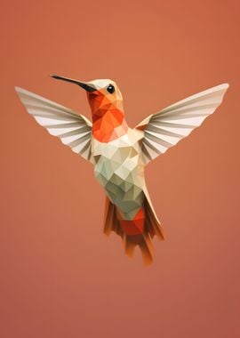 Hummingbird Low Poly