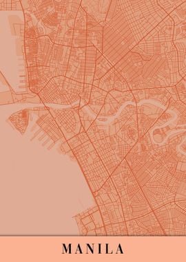 Manila Orange Map