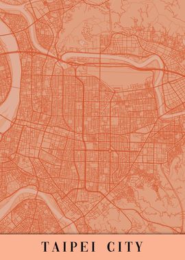 Taipei City Orange Map