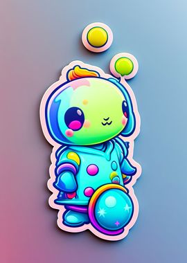 Cute candy alien