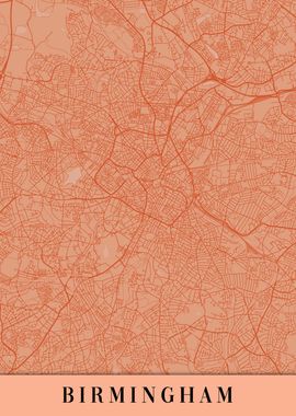 Birmingham Orange Map