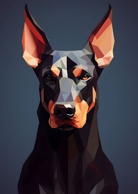 Minimalist Doberman