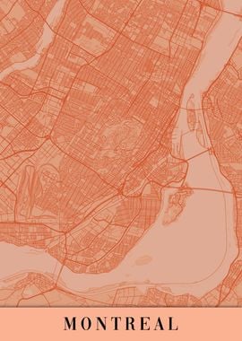 Montreal Orange Map