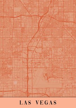 Las Vegas Orange Map