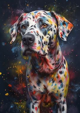 Dalmatian painting