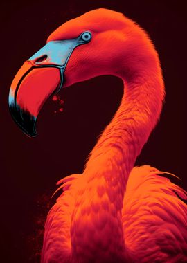 Flamingo With Sunglasses