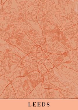 Leeds Orange Map