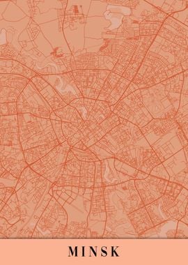 Minsk Orange Map