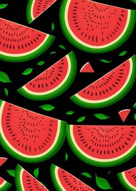 Cute watermelon pattern