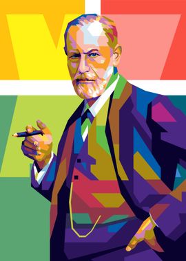 Sigmund Freud Pop Art