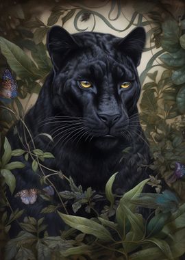 Whimsical Black Panther