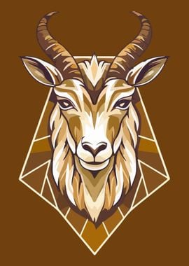 Goat Head illustration