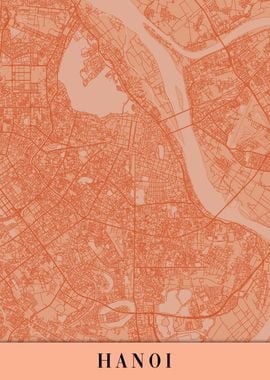 Hanoi Orange Map