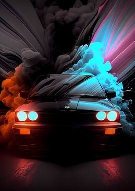 BMW E30 Abstract