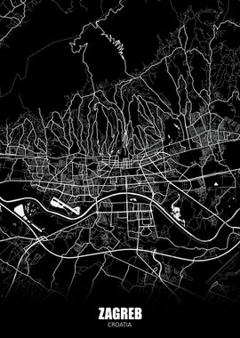 Zagreb Croatia Map